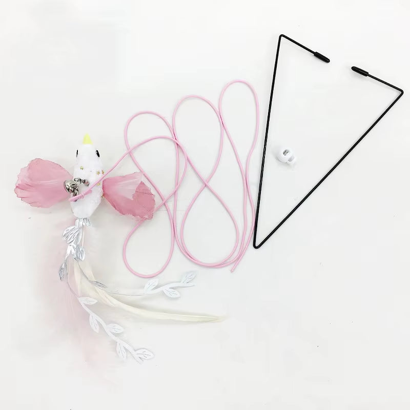 Interactive Cat Toy Hanging Clip Door Plush Mouse Self-Hi Hanging Door Elastic Funny Cat Toy Juguetes Para Gatos Rascador Gato