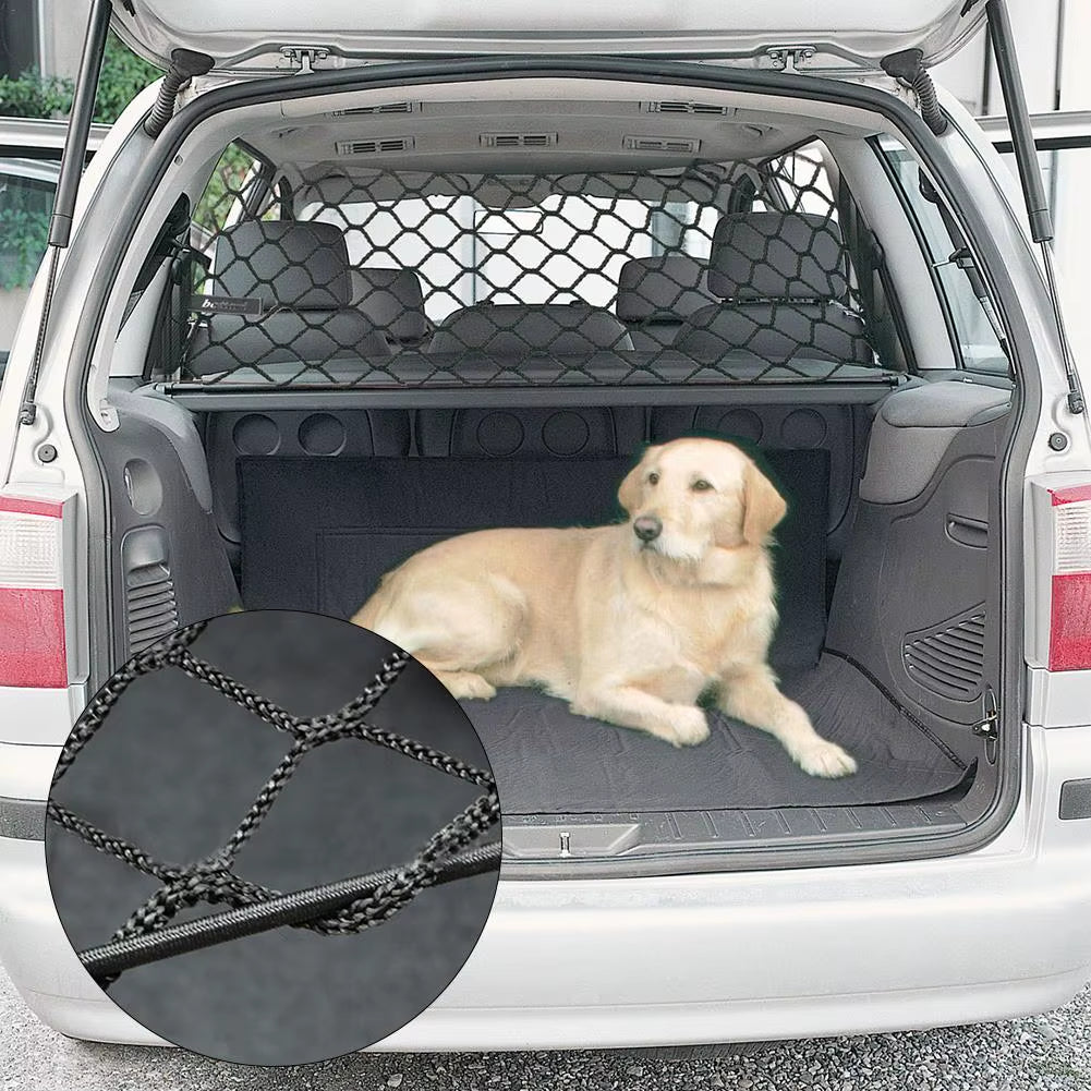 90X30Cm Dog Barrier for Car Dog Protection Net Car Isolation Pet Barrier Net Back Trunk Safety Pet Net Vehicle Safety Mesh