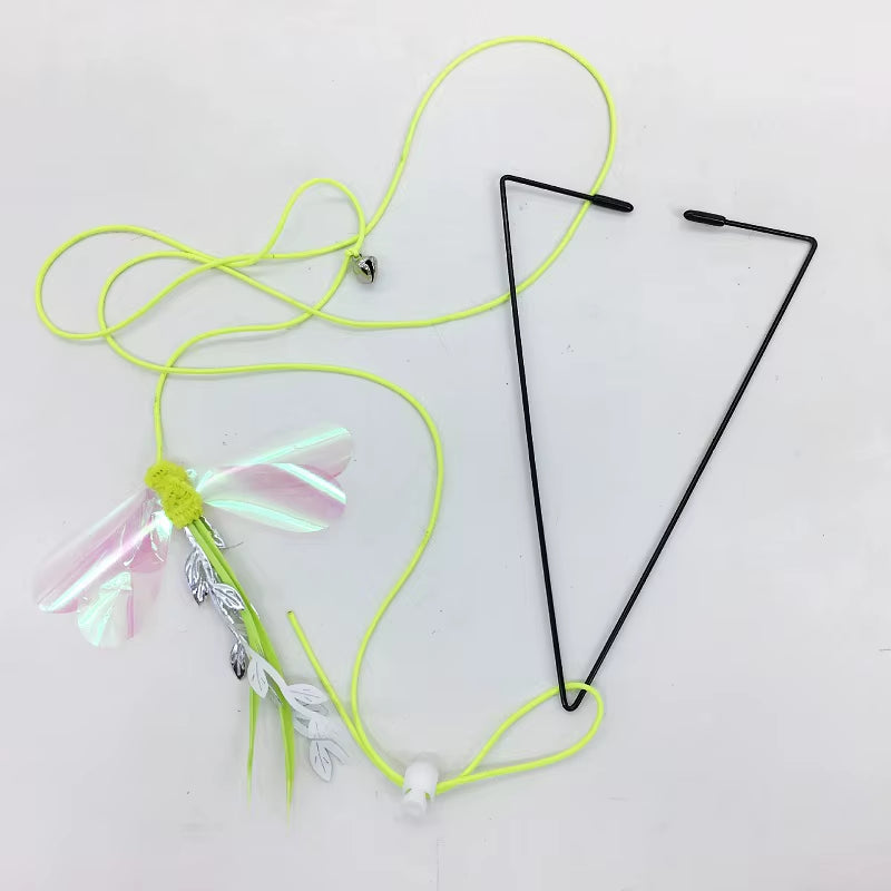 Interactive Cat Toy Hanging Clip Door Plush Mouse Self-Hi Hanging Door Elastic Funny Cat Toy Juguetes Para Gatos Rascador Gato