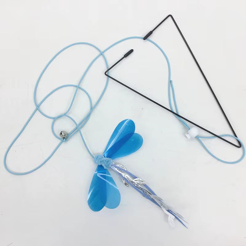 Interactive Cat Toy Hanging Clip Door Plush Mouse Self-Hi Hanging Door Elastic Funny Cat Toy Juguetes Para Gatos Rascador Gato