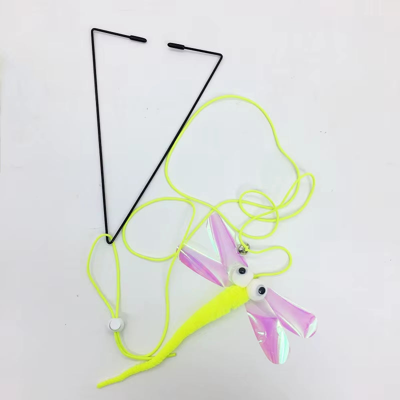 Interactive Cat Toy Hanging Clip Door Plush Mouse Self-Hi Hanging Door Elastic Funny Cat Toy Juguetes Para Gatos Rascador Gato