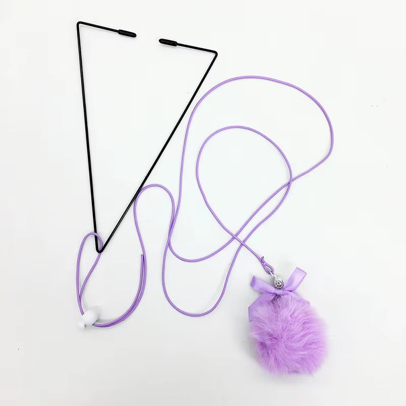 Interactive Cat Toy Hanging Clip Door Plush Mouse Self-Hi Hanging Door Elastic Funny Cat Toy Juguetes Para Gatos Rascador Gato